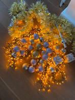 Kerstversiering met set lampjes, Diversen, Kerst, Ophalen, Zo goed als nieuw