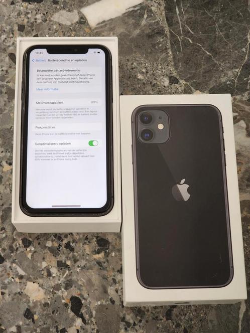 Iphone 11 128Gb, geen faceid, Telecommunicatie, Mobiele telefoons | Hoesjes en Screenprotectors | Apple iPhone, Zo goed als nieuw