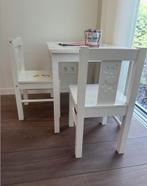 Kindertafeltje en 2 kinderstoeltjes, Kinderen en Baby's, Ophalen, Gebruikt, Tafel(s) en Stoel(en)