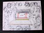 Rare !! Lucien-Philippe Moretti lithographie originale 1976, Antiek en Kunst, Ophalen of Verzenden