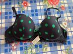 Leuke blauwe bh met groene stippen - Maat 85B, Kleding | Dames, Ophalen of Verzenden, BH