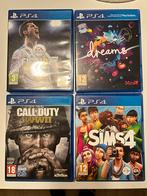 Games PS4 Call of Duty WW2, Fifa 18, Sims4, Dreams, Games en Spelcomputers, Ophalen, Zo goed als nieuw