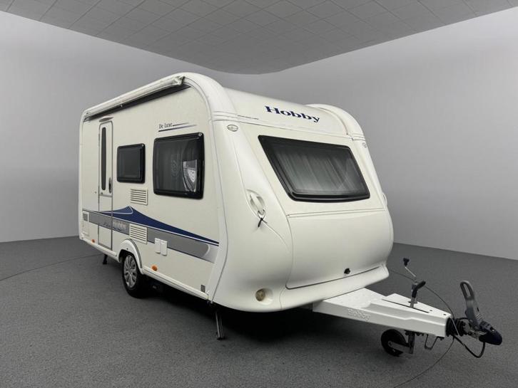Hobby De Luxe 400 SF Mover Zakluifel Buitenstopcontact, Caravans en Kamperen, Caravans, tot en met 2, Treinzit, Hobby, Vast bed