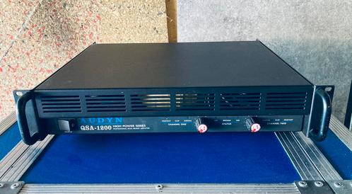 AUDYN QSA-1200 professionele versterker, Audio, Tv en Foto, Professionele apparaten, Gebruikt, Audio, Ophalen