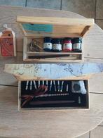 Kalligrafieset, Hobby en Vrije tijd, Schilderen, Ophalen, Zo goed als nieuw