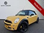 Mini Cabrio 1.6 One Pepper Cabrio 81000km lage km NAP!, 4 zetels, Gebruikt, Zwart, Cabriolet