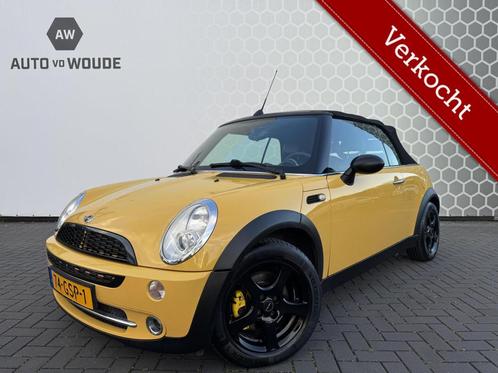 Mini Cabrio 1.6 One Pepper Cabrio 81000km lage km NAP!, Auto's, Mini, Bedrijf, Cabrio, ABS, Airbags, Alarm, Boordcomputer, Centrale vergrendeling
