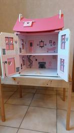 poppenhuis met meubels, Ophalen, Zo goed als nieuw, Poppenhuis