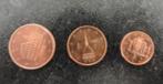 1, 2, 5 cent Italië 2002 (uncirculated) - laatste setje !, Postzegels en Munten, Munten | Europa | Euromunten, Ophalen, Italië