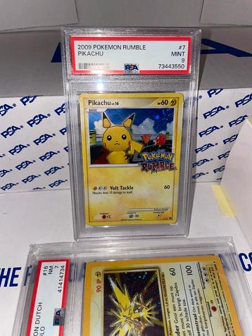 Pikachu rumble psa 9 beschikbaar voor biedingen