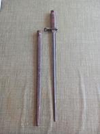=== Belgische Bajonet M1916 en Schede WO1 === origineel, Verzamelen, Ophalen of Verzenden
