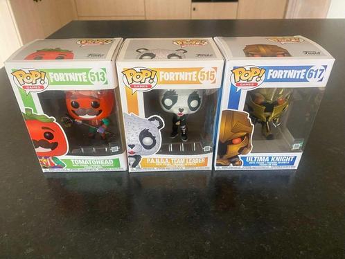 3 Funko Pop  - Fortnite - 513 / 515 / 617, Verzamelen, Poppetjes en Figuurtjes, Zo goed als nieuw, Ophalen of Verzenden