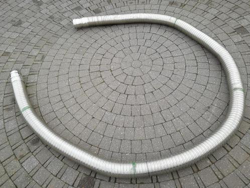 RVS rookgasafvoersysteem + trekkap/regenkap, Doe-het-zelf en Bouw, Buizen en Afvoer, Zo goed als nieuw, Overige typen, Inox, 4 tot 6 meter