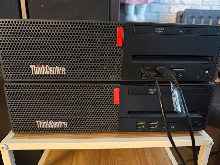 Vends 2 pc lenovo en excellent état, Computers en Software, Desktop Pc's, Zo goed als nieuw, 3 tot 4 Ghz, HDD, 16 GB, Ophalen