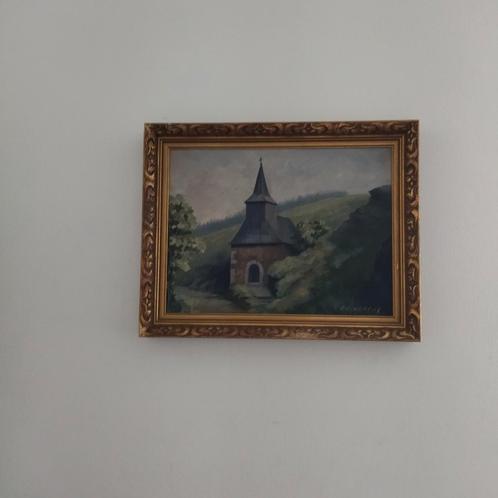 Schilderij op canvas van linnen, Antiek en Kunst, Kunst | Schilderijen | Klassiek, Ophalen of Verzenden