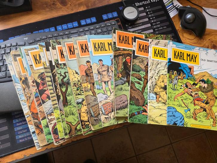 KARL MAY, Boeken, Stripverhalen, Gelezen, Meerdere stripboeken, Ophalen of Verzenden