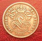 1905 2 centimes Léopold 2 - port 1,50 euro par courrier, Timbres & Monnaies, Monnaies | Belgique, Enlèvement, Monnaie en vrac
