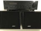 Yamaha ampli en Bose luidsprekers 201 seriesIII, Moins de 60 watts, Enlèvement, Utilisé, Haut-parleurs Frontaux, Arrière ou Stéréo