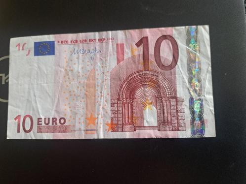 2002 Duitsland 10 euro oude serie Draghi code E008, Postzegels en Munten, Bankbiljetten | Europa | Eurobiljetten, Los biljet, Duitsland