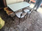 Bureautafel met 2 stoelen voor kinderen, Huis en Inrichting, Ophalen, Gebruikt