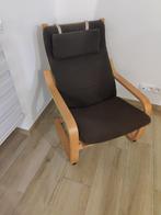chaise relax Ikea, Maison & Meubles, Comme neuf, Brun, Enlèvement, Tissus