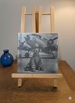 Carrelage Gravé au Laser "Chien Pompier Vintage", Ophalen of Verzenden, Schilderij