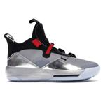 Jordan XXXIII Metallic Silver Black All-Star Maat 44,5, Kleding | Heren, Schoenen, Ophalen, Overige kleuren, Sportschoenen, Zo goed als nieuw