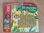 20 labyrinten - geplastificeerd met uitwisbare pen, Ophalen of Verzenden, Gebruikt