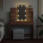 Kaptafel met LEDverlichting96x40x142cm artisanaal eikenkleur, Verzenden, Nieuw