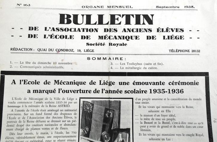 Bulletin: Anciens Élèves/École de Mécanique de Liège - 1935, Boeken, Tijdschriften en Kranten, Gelezen, Krant, Ophalen of Verzenden