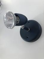 Blauwe wandlamp, Ophalen, Gebruikt, Metaal