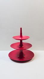 'BABELL'-designdisplay met 3 niveaus - KOZIOL 1997 - Rood, Huis en Inrichting, Ophalen of Verzenden, Zo goed als nieuw