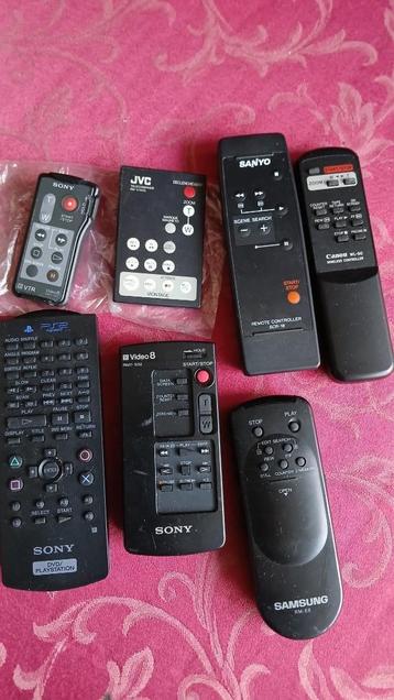 telecommande pour camera video 8 jvc,sony canon, dv vhs-, Moins de 8x, Enlèvement ou Envoi, Canon, Utilisé