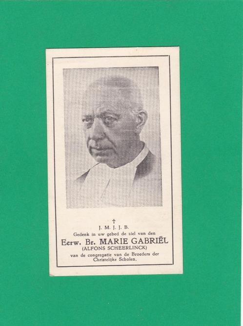 DP Broeder Alfons Scheerlinck, Verzamelen, Bidprentjes en Rouwkaarten, Bidprentje, Verzenden