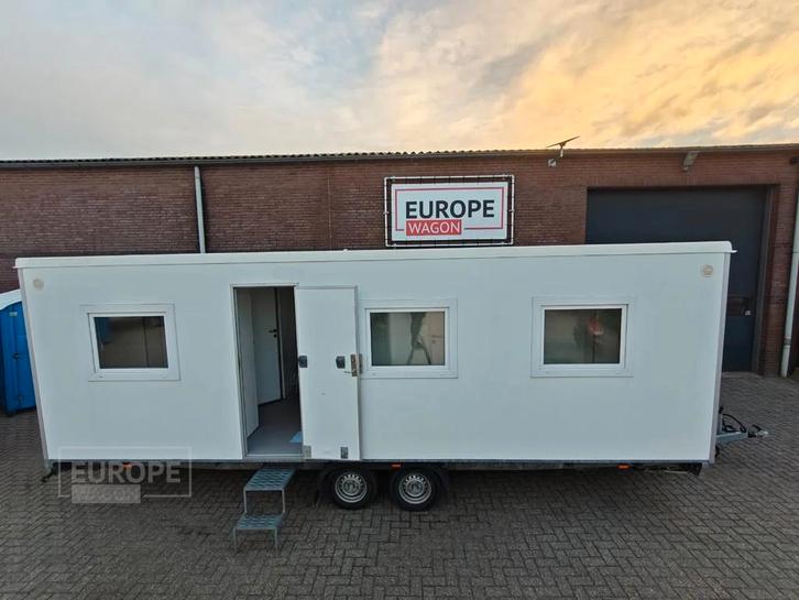 EasyWagon Woonunits met 4 aparte slaapkamers 6st beschikbaar, Articles professionnels, Machines & Construction | Abris de chantier & Conteneurs