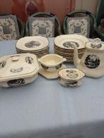 Vintage servies Societe ceramiq Maastricht 26stuks, Antiek en Kunst, Ophalen