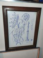 Dessin signe Armand simon, Antiquités & Art, Enlèvement ou Envoi
