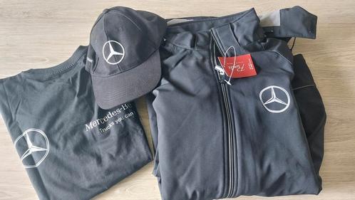 Mercedes kledij setje jas + muts + t-shirt nieuw maat M, Kleding | Heren, Heren-kledingpakketten, Zo goed als nieuw, Maat 48/50 (M)