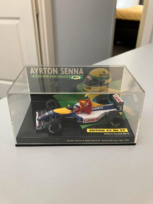 1:43 Taxi Nigel Mansell - Ayrton Senna Minichamps!, Verzamelen, Automerken, Motoren en Formule 1, Zo goed als nieuw, Formule 1
