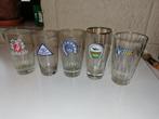 lot de 5 verres collection, Ophalen, Gebruikt, Bierglas