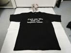 AMUSANT ! T-shirt original, noir avec texte NEUF, Kleding | Heren, T-shirts, Ophalen of Verzenden, Nieuw, Zwart