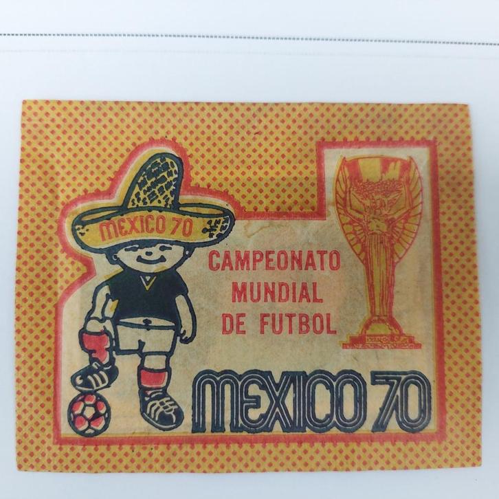 PANINI MEXICO 70 1970  ZAKJE ORIGINELE INTERNATIONAL RARE, Verzamelen, Sportartikelen en Voetbal, Gebruikt, Poster, Plaatje of Sticker