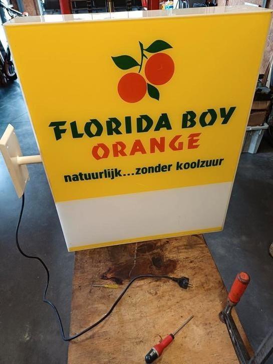 Florida boy reclamelicht, Verzamelen, Merken en Reclamevoorwerpen, Ophalen