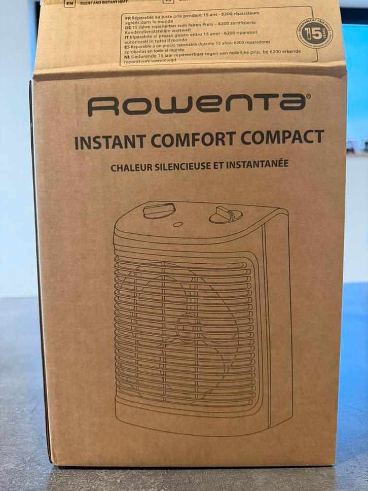 Chauffage d’appoint Rowenta Instant Comfort Compact – SO2320, Electroménager, Équipement de traitement de l'air, Neuf, Enlèvement