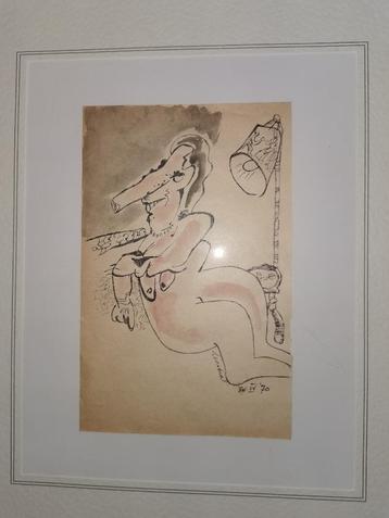 Lucebert  Gesigneerd en gedateerd  1970  Inkt Tekening beschikbaar voor biedingen
