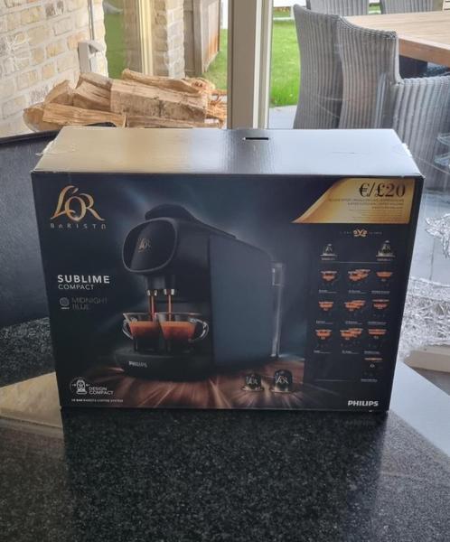 Philips L'Or Barista Sublime LM9012 Midnight Blue - Nieuw!, Elektronische apparatuur, Koffiezetapparaten, Nieuw, Koffiepads en cups