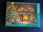honden kerst puzzel, Hobby en Vrije tijd, Ophalen of Verzenden, 500 t/m 1500 stukjes, Zo goed als nieuw, Legpuzzel