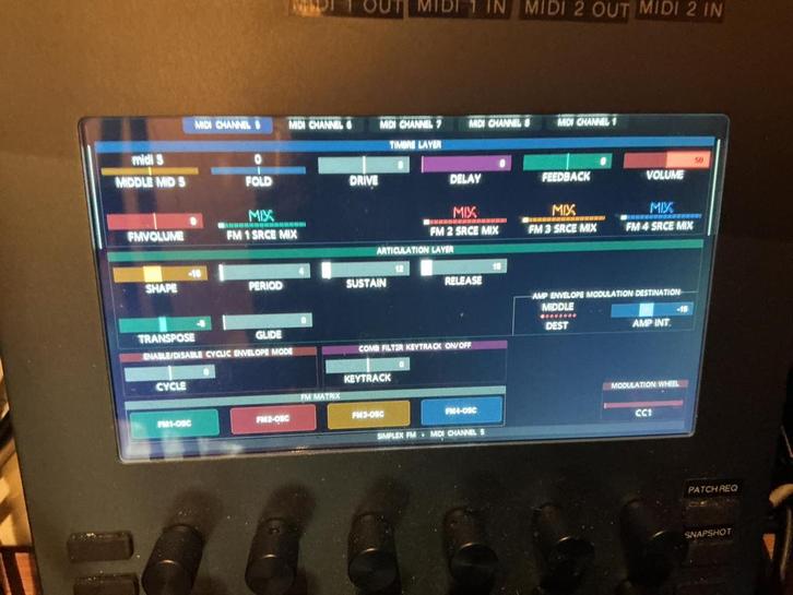 Electra One mkII, Muziek en Instrumenten, Midi-apparatuur, Zo goed als nieuw, Ophalen of Verzenden