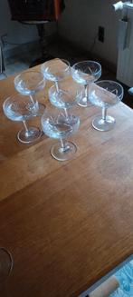 Coupes à champagne en cristal, Enlèvement, Comme neuf