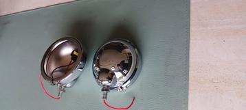 Verstralers motor of auto opbouw chroom met beugel  beschikbaar voor biedingen